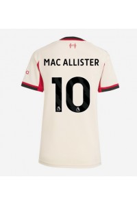 Liverpool Alexis Mac Allister #10 Voetbaltruitje Uit tenue Dames 2025-26 Korte Mouw